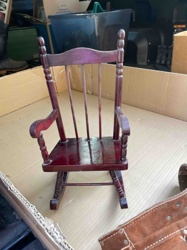 Miniature Wooden Rocking Chair