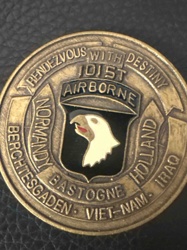 101st Airborne Division Challenge Coin