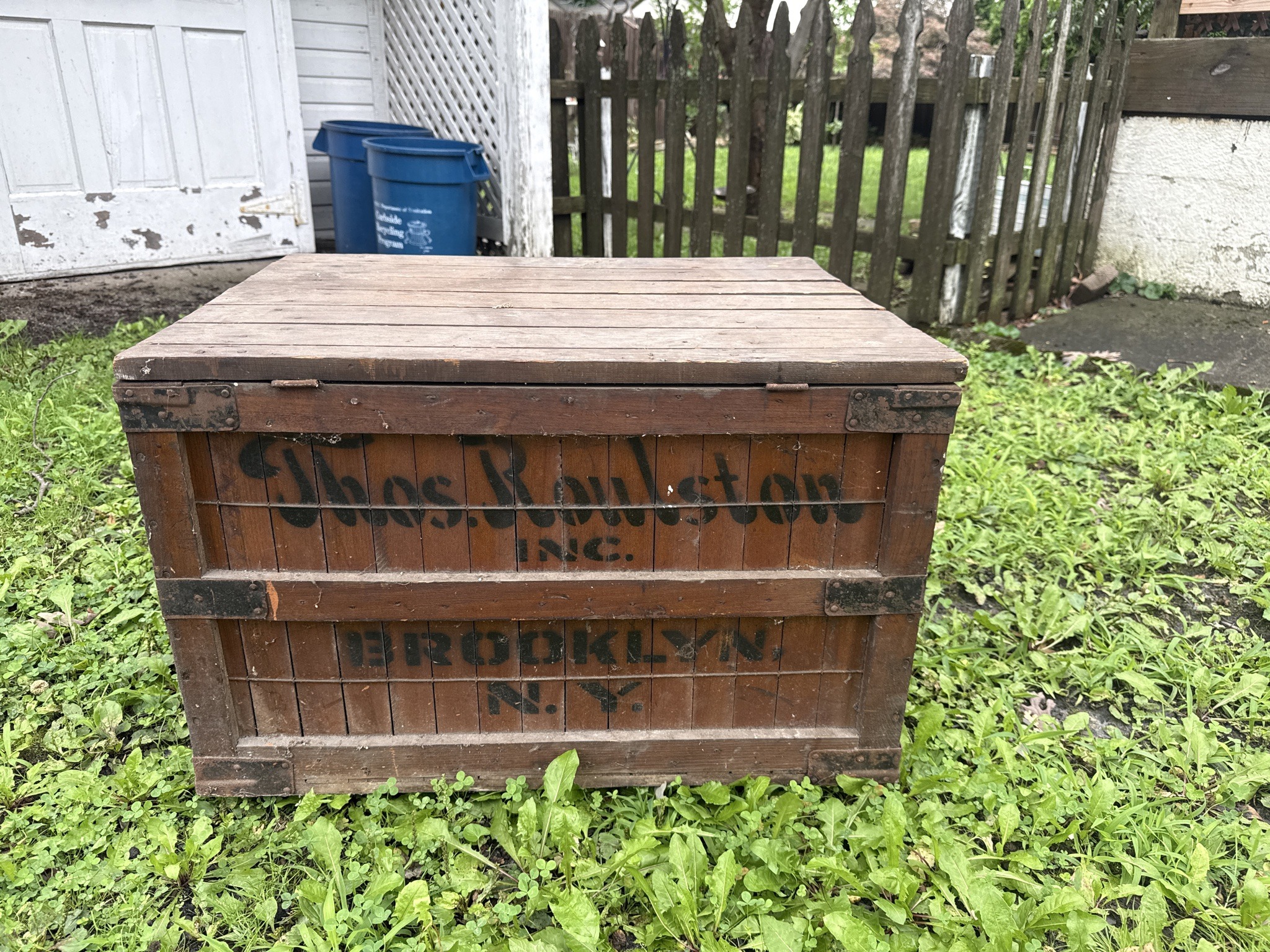 Submitted photo of Vintage Wooden Shipping Crate