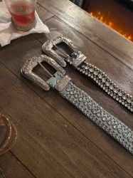 Pair of Embellished Western-Style Belts