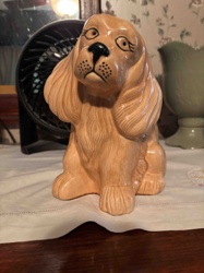Ceramic Cocker Spaniel Figurine