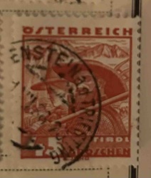 Austrian Stamp - Tyrol region, 'Osterreich' (Austria), possibly from the 1930s