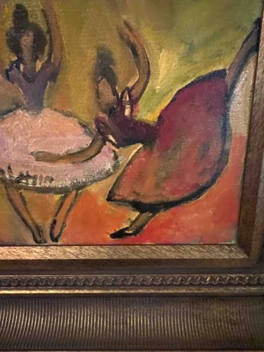 Expressionistic Ballet Dancer Painting