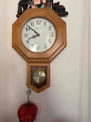 “Schoolhouse” Style Wall Regulator Clock