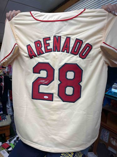 Nolan Arenado Autographed St. Louis Cardinals Baseball Jersey