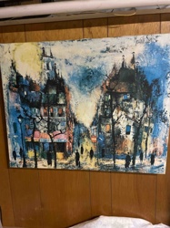 Urban Street Scene Painting by Michelle Fresco