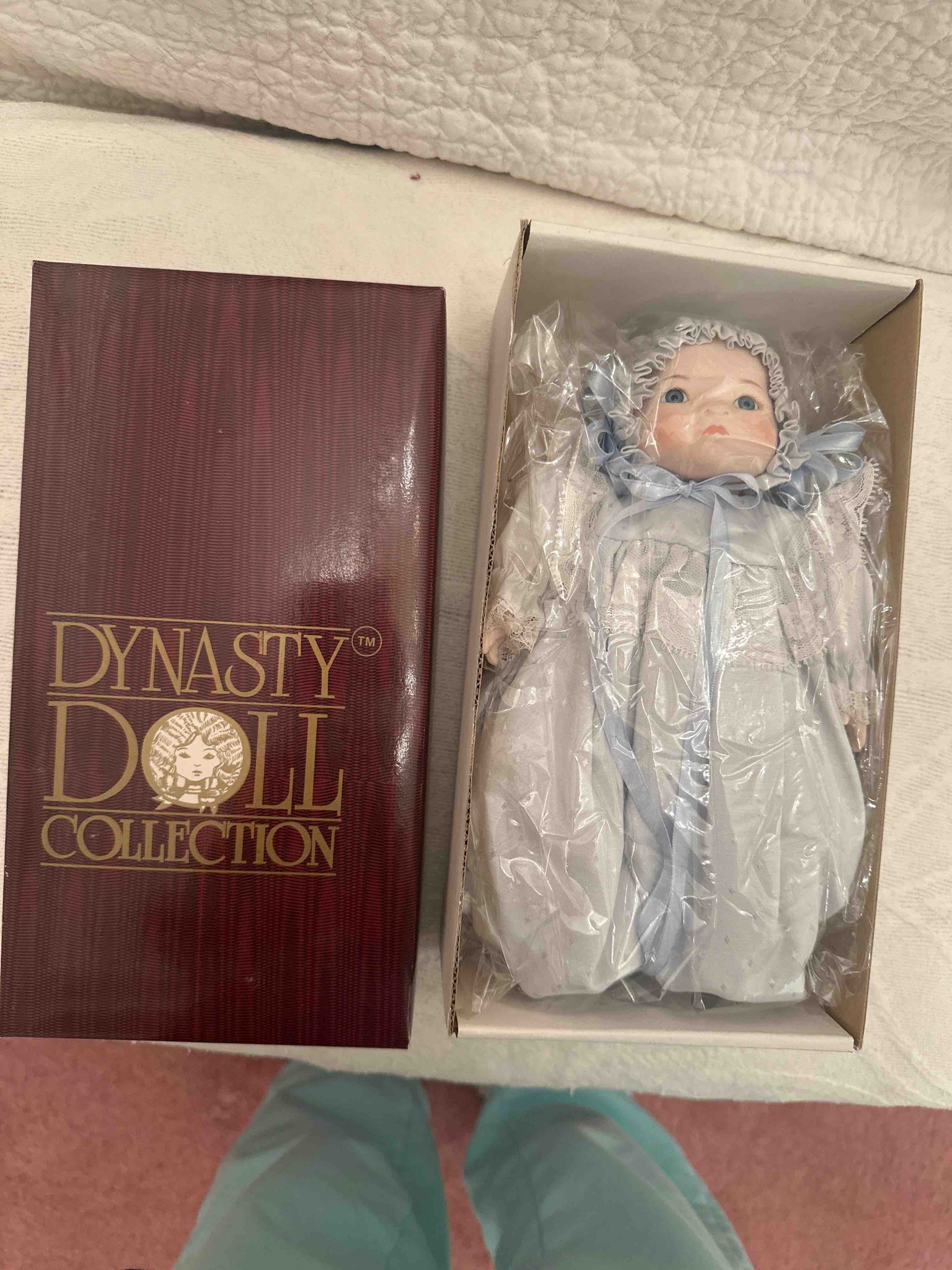 Submitted photo of Dynasty Doll Collection porcelain baby doll (not authenticated)