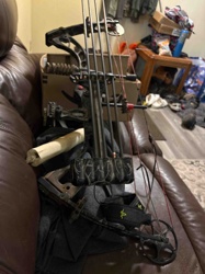 Compound Bow with Quiver and Arrows