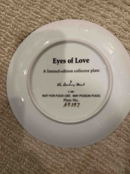 "Eyes of Love" Limited-Edition Collector Plate