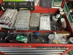 Craftsman Toolbox Drawer with Assorted Hardware and Tools