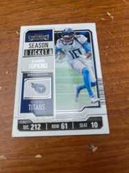 DeAndre Hopkins 2023/2024 Panini Contenders Season Ticket Football Card