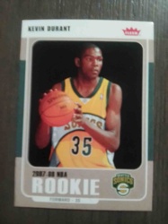 2007-08 NBA Rookie Basketball Card - Kevin Durant (Seattle SuperSonics)