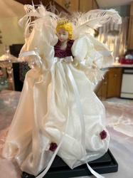 Vintage Angel Christmas Tree Topper