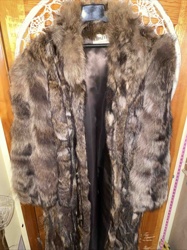 Full-Length Raccoon Fur Coat by Topaz Furs