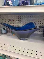 Murano-Style Art Glass Centerpiece Bowl