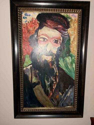 Expressionist Portrait of a Bearded Man