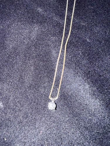 Solitaire Diamond Pendant Necklace