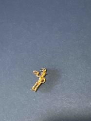 Gold Cowboy or Rodeo Figure Charm