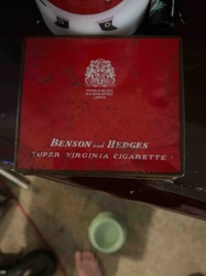 Vintage Benson and Hedges Super Virginia Cigarette Tin