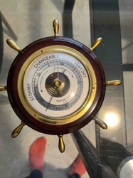 Ship's Wheel Barometer