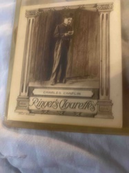 Ringer's Cigarettes Charles Chaplin Trade Card / Advertising Card