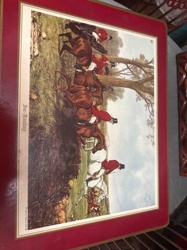 Fox Hunting Themed Placemat