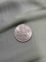1965 Canadian Silver Dollar (Voyageur Design)