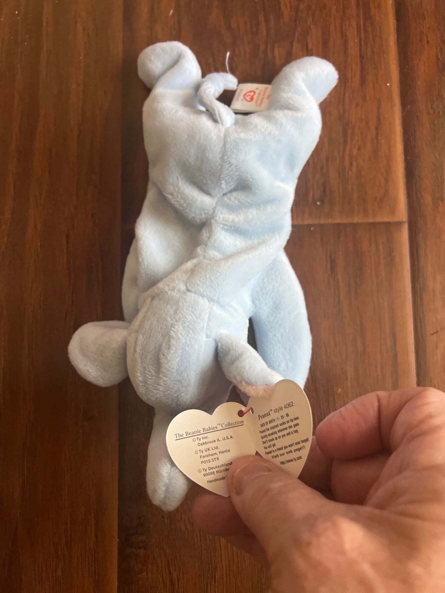 Submitted photo of Ty Beanie Baby Peanut the Elephant (not authenticated)