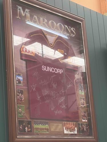Framed 2017 Queensland Maroons State of Origin Signed Jersey