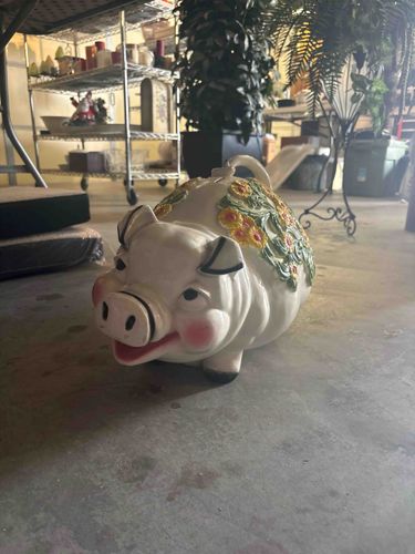 Vintage Hull Pottery Corky Piggy Bank