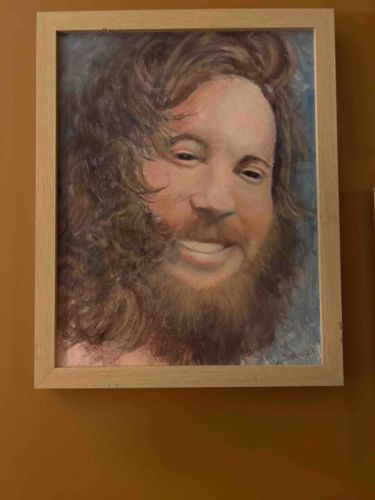 Portrait of a Smiling, Bearded Man