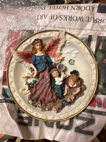 Guardian Angel Decorative Plate
