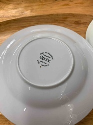 Spode Peacock Fine Stone Saucer