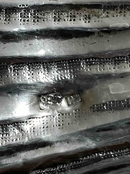 Silver Filigree Decorative Panel or Object Fragment