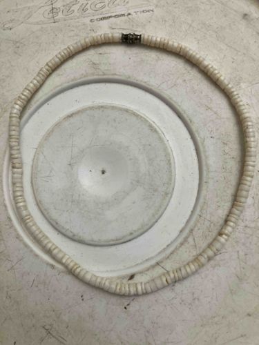 White Disc Bead Necklace
