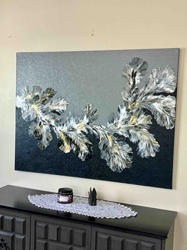 Abstract Acrylic Pour Painting