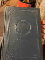 Vintage Embossed Hardcover Book