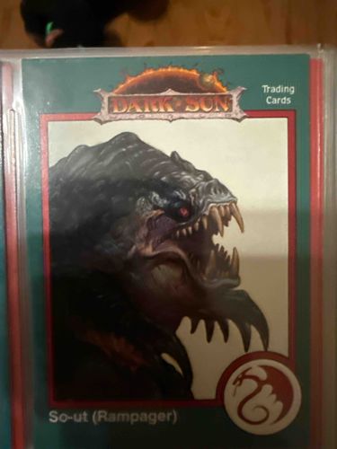 TSR Dark Sun Trading Card - So-ut (Rampager)