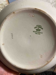 Myott, Son & Co. 'Imperial Semi Porcelain' Ceramic Bowl/Dish (Backmark)