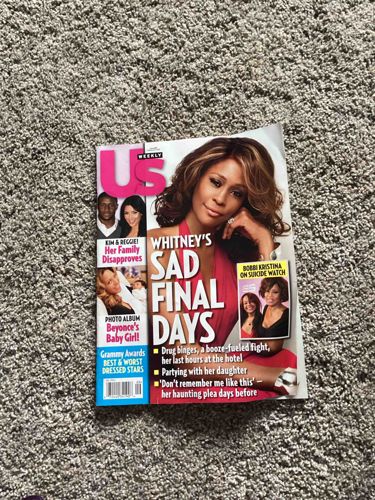 Us Weekly Magazine - March 12, 2012 (Whitney Houston Cover)