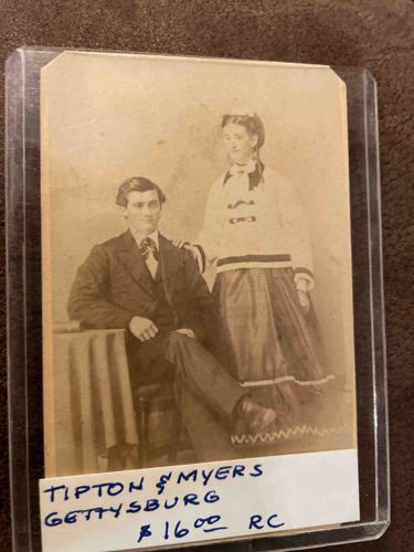 Tipton & Myers Gettysburg Carte de Visite