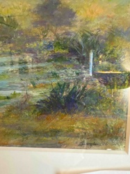 Landscape Painting with Stream