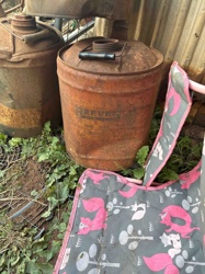 Vintage Reeves Fuel Can (likely for kerosene or oil)