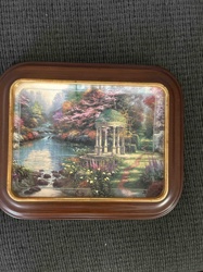 Framed 'Garden of Light' Landscape Print