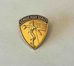 WIBC League High Series Lapel Pin
