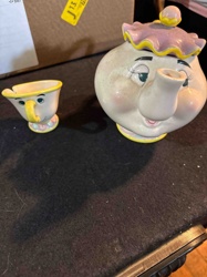 Mrs. Potts and Chip Teapot and Teacup Set