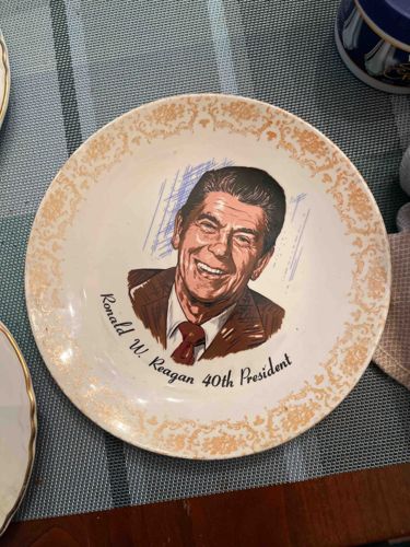 Ronald Reagan Commemorative Plate