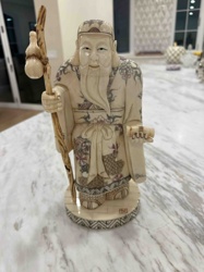 Carved Fuzhou Porcelain Immortal Figurine