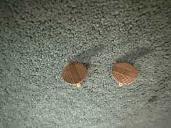 Vintage Round Clip-On Earrings