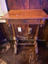 Antique Carved Oak Sofa Table